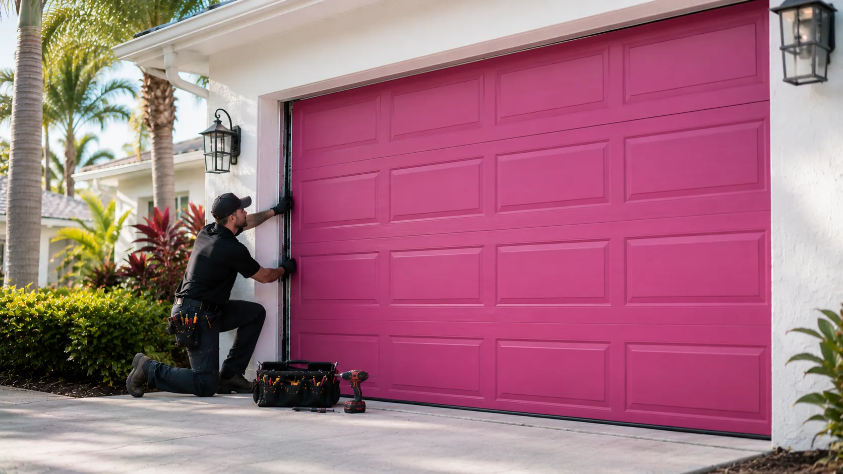 Tell us what’s wrong - Tracy garage door service