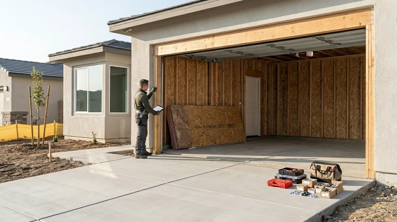Commercial roll-up garage door