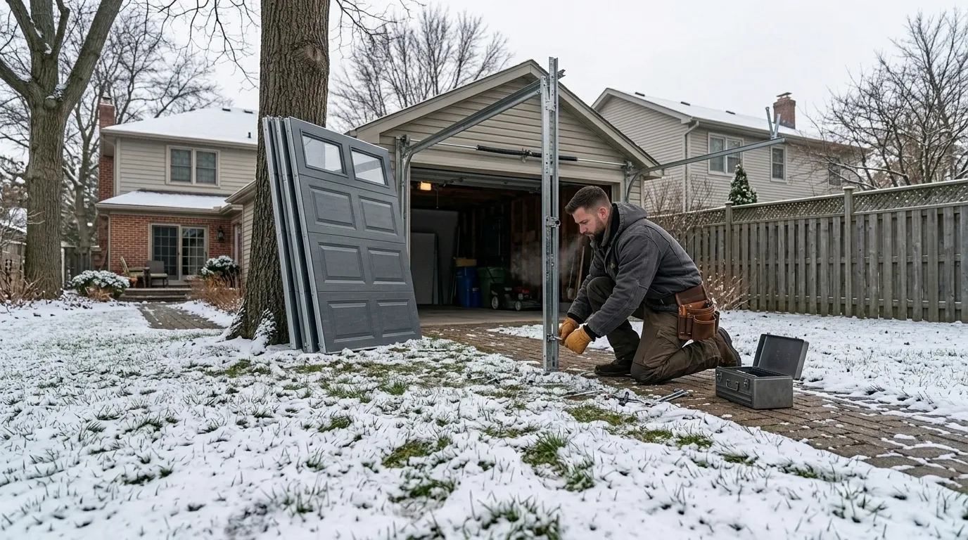 Is Your Older Tracy Garage Door Worth Fixing, or Time to Replace It