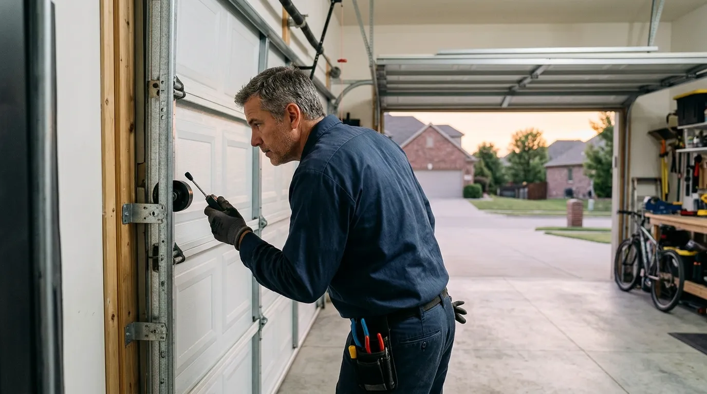 Repaired & tested - Tracy garage door service