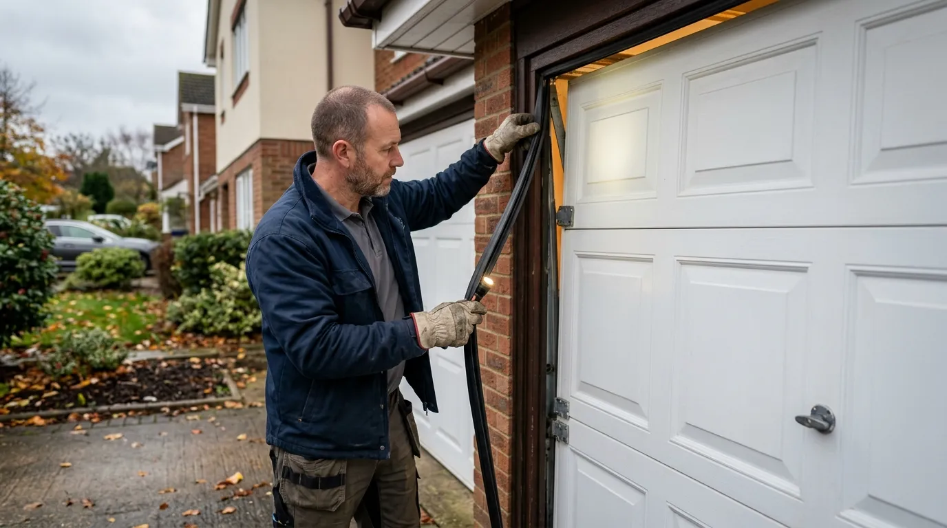 Carriage house garage door