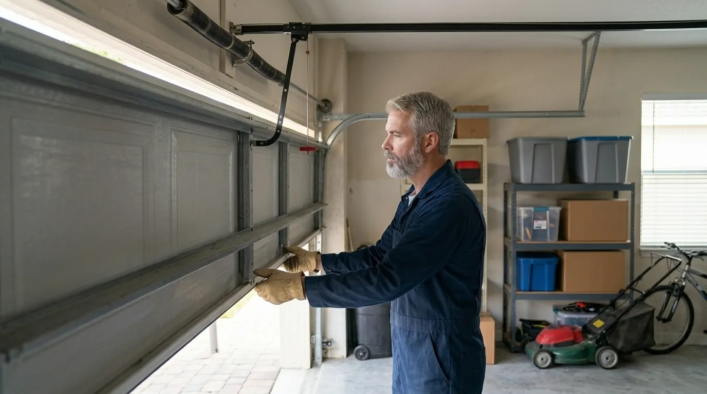 Repaired & tested - Tracy garage door service