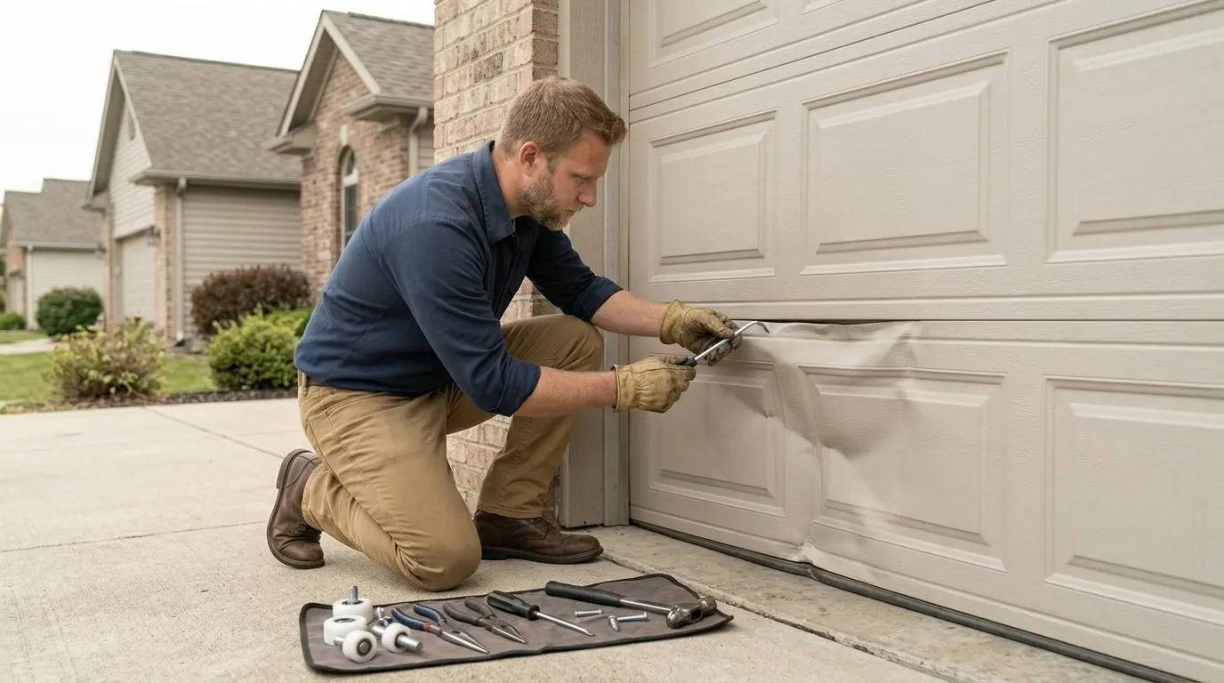Repaired & tested - Tracy garage door service