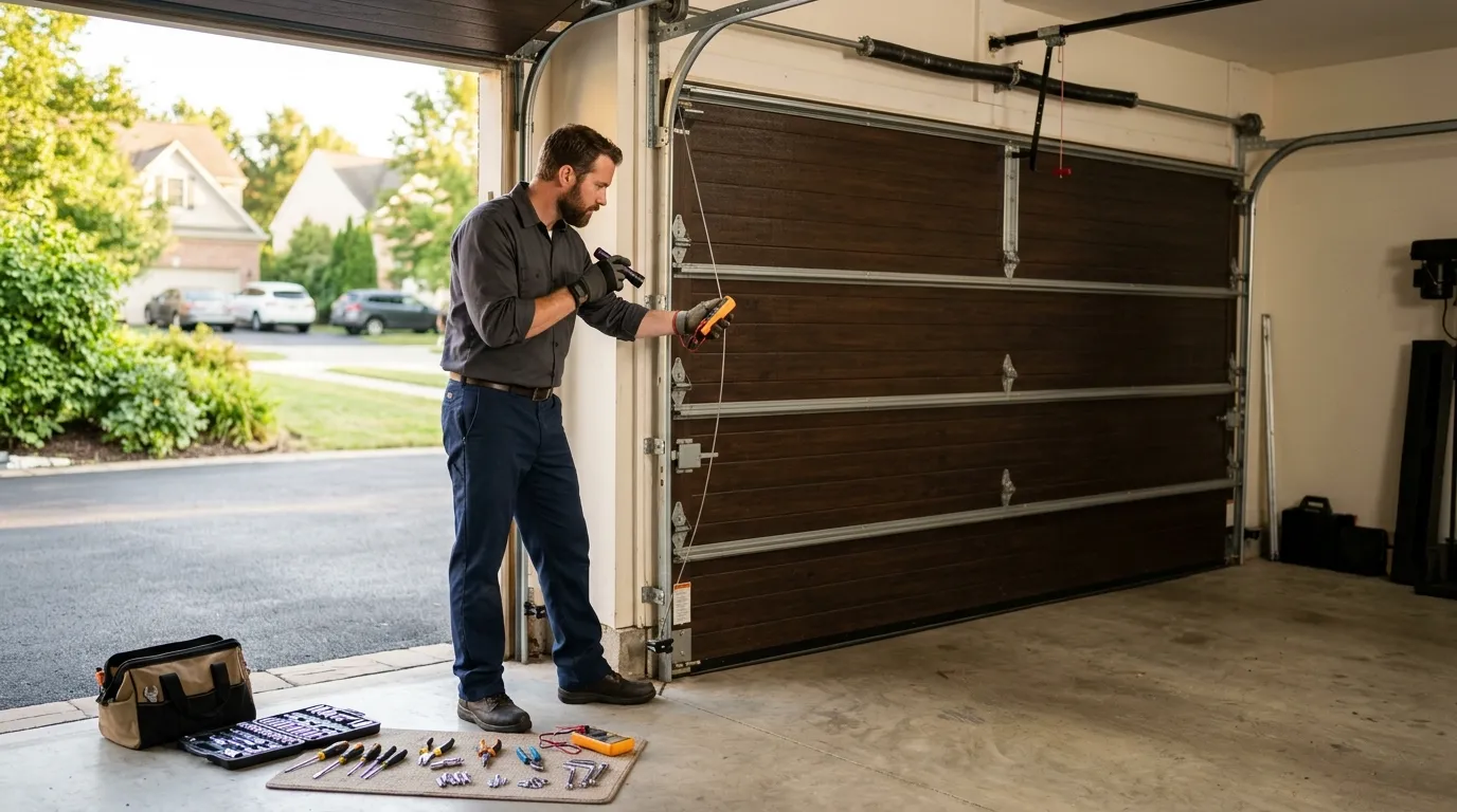 Repaired & tested - Tracy garage door service