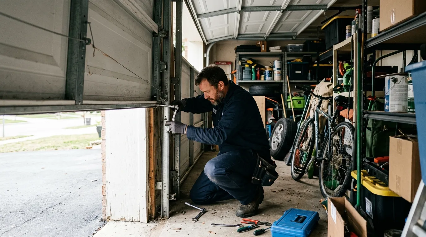Repaired & tested - Tracy garage door service