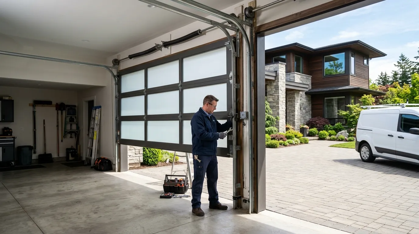 Repaired & tested - Tracy garage door service
