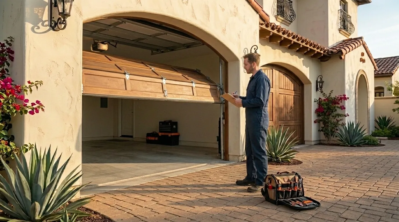 On-site diagnosis - Tracy garage door service