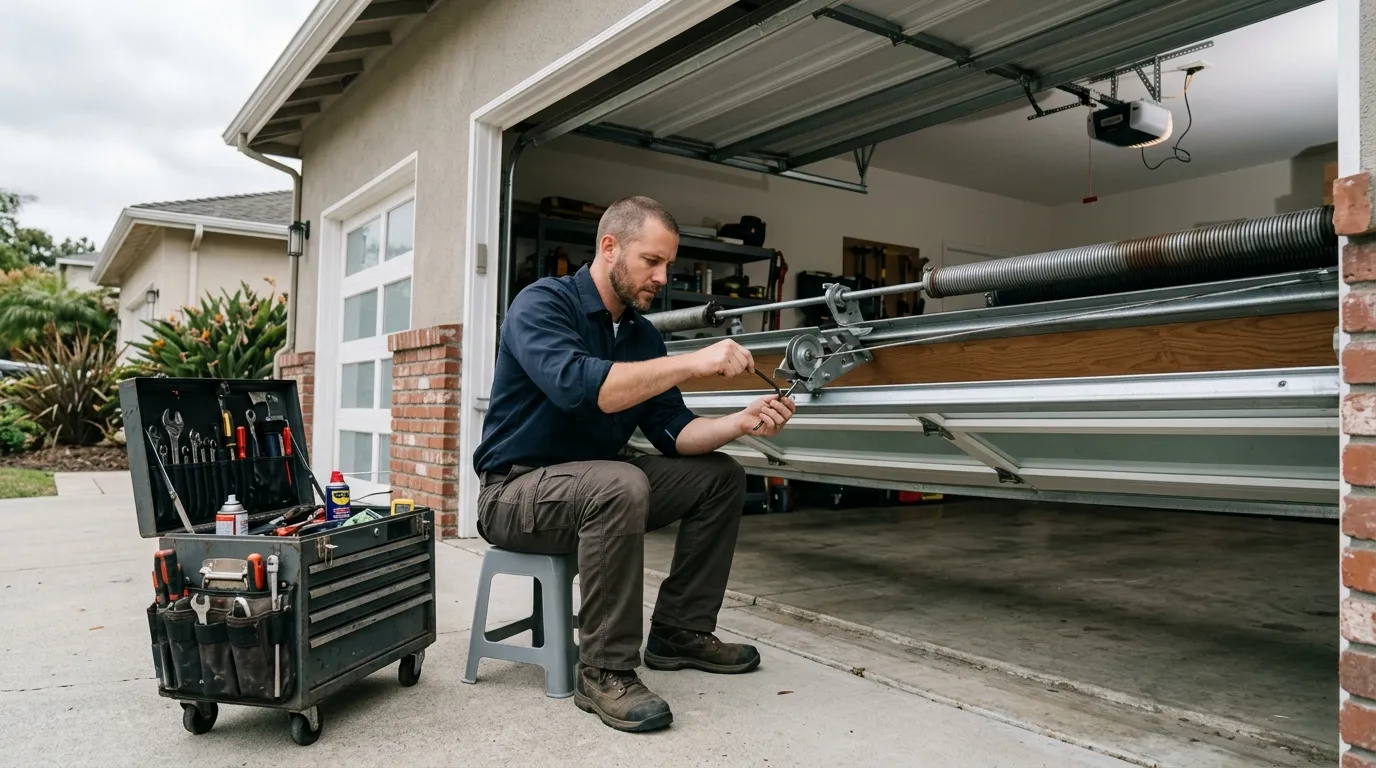 On-site diagnosis - Tracy garage door service